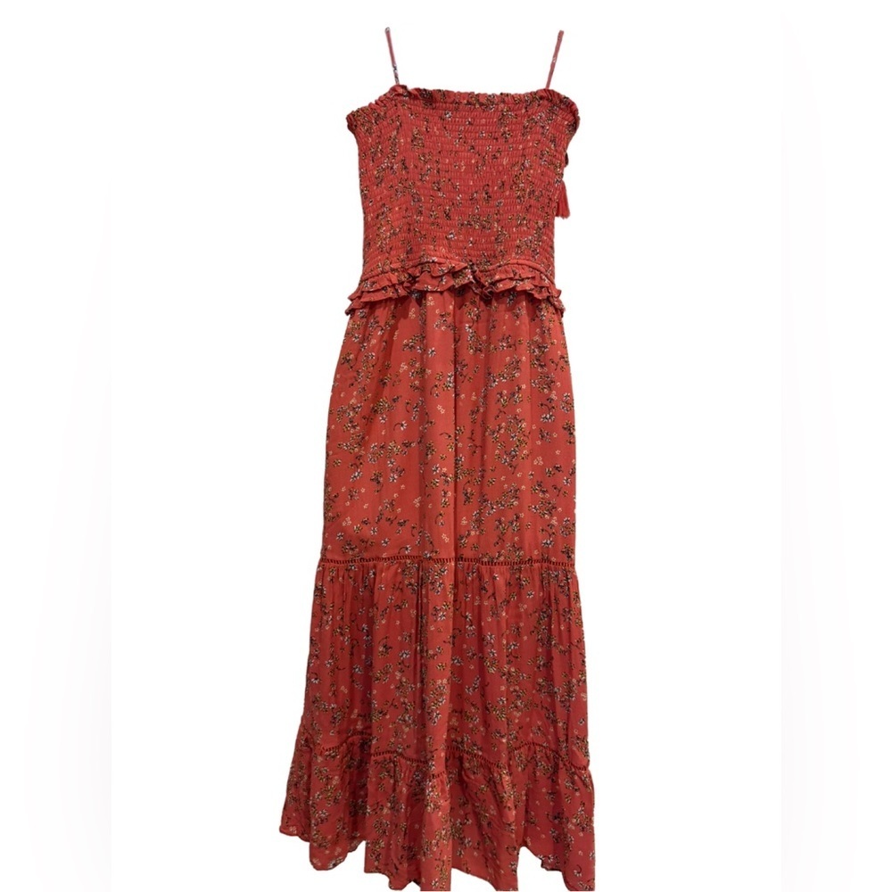 Lost + Wander Pink Strapless Ruffled Sundress - Picture 6 of 8